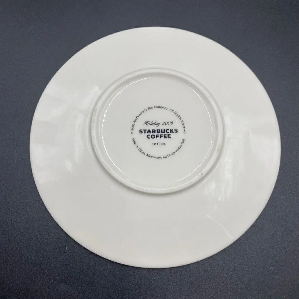 2006 Starbucks 12 oz Cup and Saucer